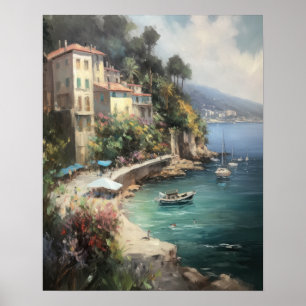 Poster de impresión de arte paisajístico de Nice F