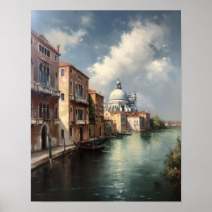 Poster de impresión de arte paisajístico de Veneci