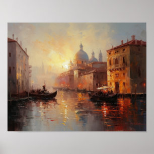 Poster de impresión de arte paisajístico de Veneci