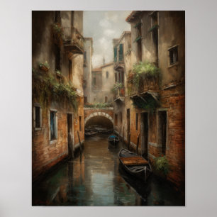 Poster de impresión de arte paisajístico de Veneci