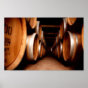 Poster de impresión de barra de bodegas de Wine Ba