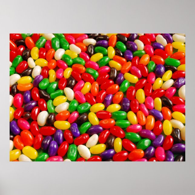 Poster de impresión de caramelos coloridos (Frente)