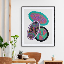 POSTER de impresión de flores botánicas de EA Ségu