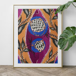 POSTER de impresión de flores botánicas de EA Ségu<br><div class="desc">Flor botánica de la renombrada artista francesa Émile-Allain Séguy. Produjo once álbumes inspirados en insectos, mariposas y naturaleza, con intrincados patrones florales geométricos del Art Nouveau y de colores vivos Art Deco. Utilizó una técnica de impresión única llamada Pochoir, el método de aplicar pigmento al papel a través de los...</div>