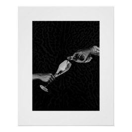 Poster de impresión de leopardo de moda