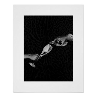 Poster de impresión de leopardo de moda