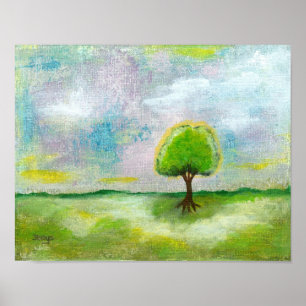 Poster de impresión de Oh Happy Day de la pintura
