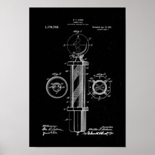 Poster de impresión de patentes de Ilustraciones d