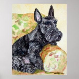 Poster de impresión de Scottish Terrier