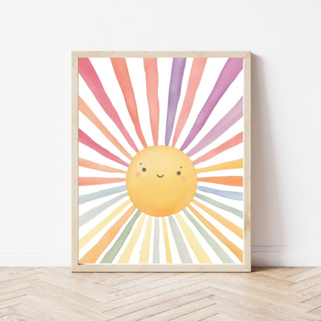 Poster de impresión de sol arcoiris de decoración  (Subido por el creador)