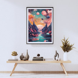 Poster de impresión de Surrealismo Paisajístico de