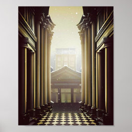 Poster de impresión del pilar