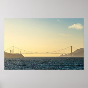 Póster de impresión fotográfica del puente costero