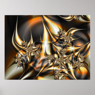 Poster de impresión fractal