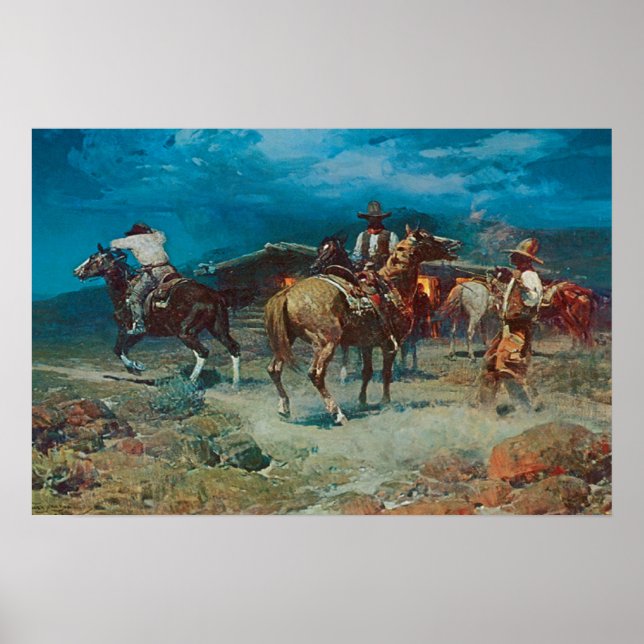 Poster de impresión Pony Express de 1922 (Frente)