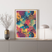 Poster de impresión todo sobre nubes