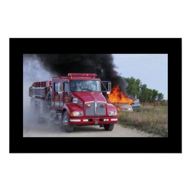 Poster de incendios de Newkirk (Anverso)