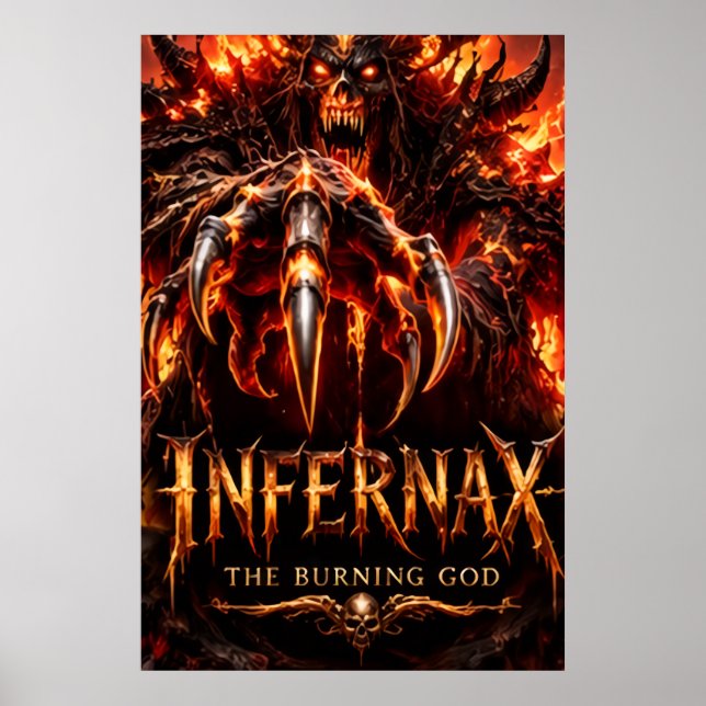 Póster de Infernax Dios Ardiente (Frente)