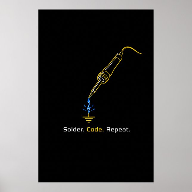 Póster de Ingeniería Integrada de Código de Soldad (Frente)