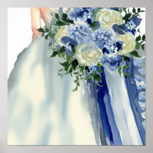 Póster De Inspiración Costera, Bridal Cascading Bouquet 2