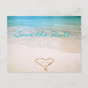 Póster de Invitación de Anuncio de Boda en la Play