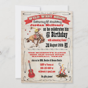 Póster de Invitación de Cumpleaños del Espectáculo