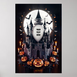 Póster de Invitación en Blanco de Halloween #3