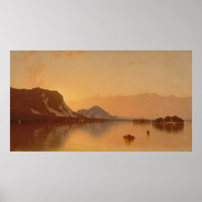 Póster de Isola Bella en Lago Maggiore - 1871 (Frente)