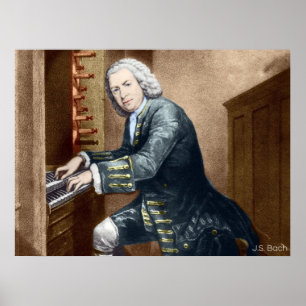 Póster de J.S. Bach