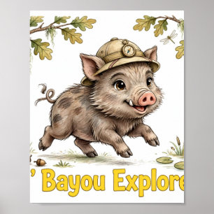 Póster de Jabalí de Lil' Bayou Explorers