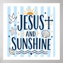 Póster de Jesús y Sol