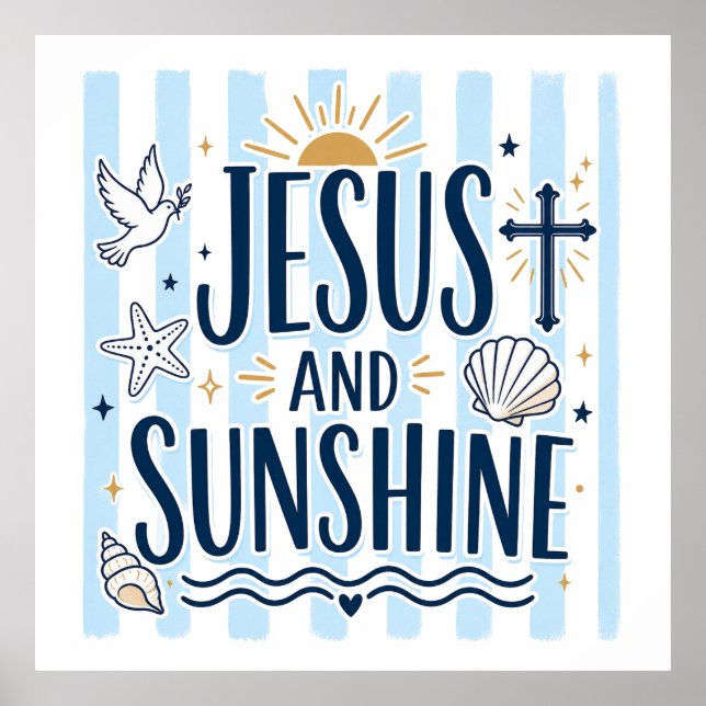 Póster de Jesús y Sol (Frente)