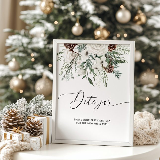 Póster de juego de boda de tarro de citas Evergree (Subido por el creador)