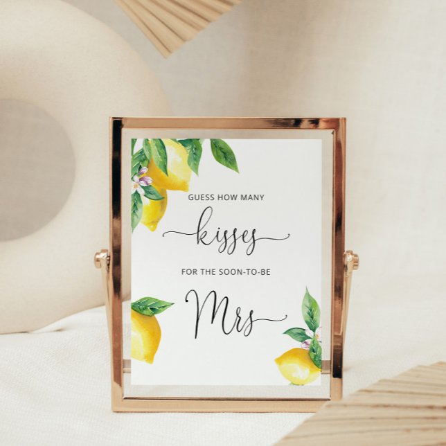 Póster de juego para baby shower de novia con limó (Subido por el creador)