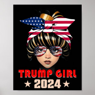 Póster De Julio Trump 45 47 Trump Chica 2024