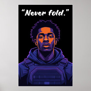 Póster de Kay Flock – Arte de cita motivacional Nu