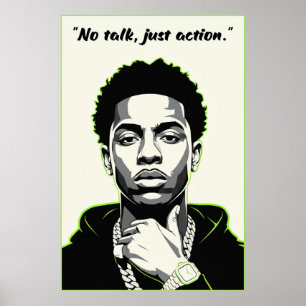 Póster de Kay Flock – No Talk Just Action