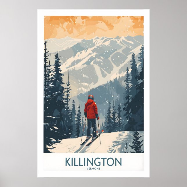 Póster de Killington Vermont 1 (Frente)