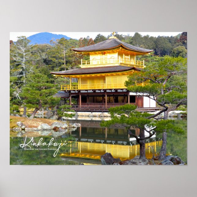 Póster de Kinkaku-ji (Rokuon-ji) (Frente)
