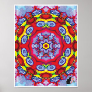 Póster de Kismet Kinetic Collage Kaleidoscopio