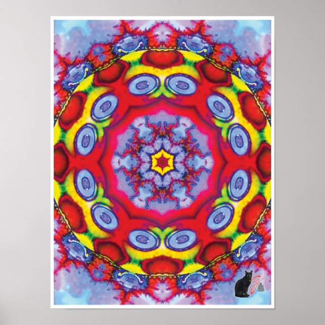 Póster de Kismet Kinetic Collage Kaleidoscopio (Frente)