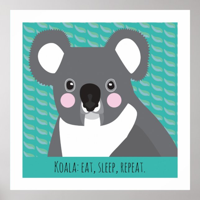 Póster de koala (Frente)