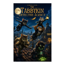 Póster de la Agencia de Detectives Tabbykin – Edic