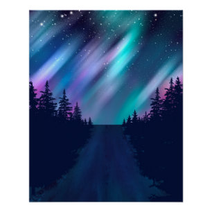 Póster de la Aurora Boreal