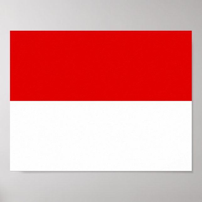 Póster de la bandera de Hesse (Frente)
