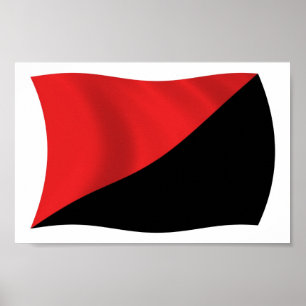 Póster de la Bandera del Anarcosindicalismo