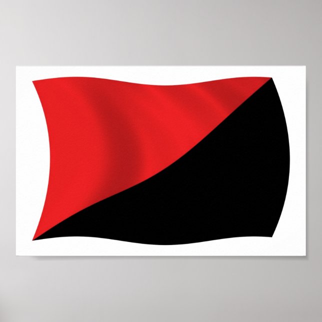 Póster de la Bandera del Anarcosindicalismo (Frente)