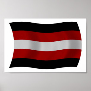 Póster de la Bandera del Satanismo