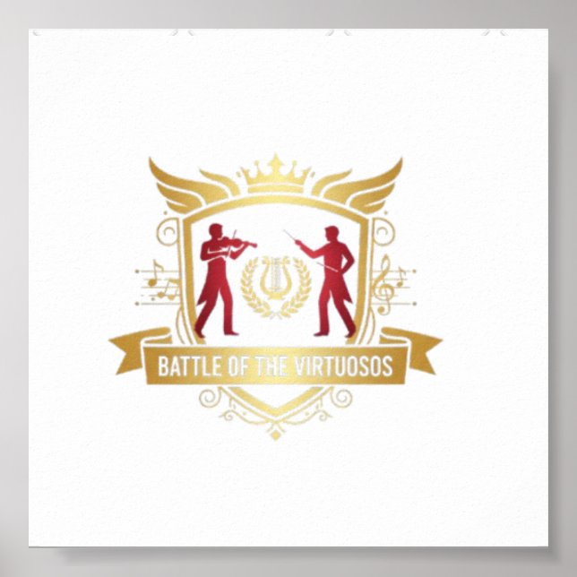 Póster de la Batalla de los Virtuosos (Frente)