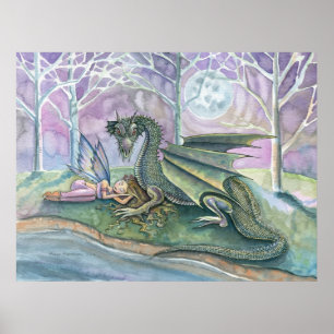 Póster de la Bella Durmiente y el Dragón